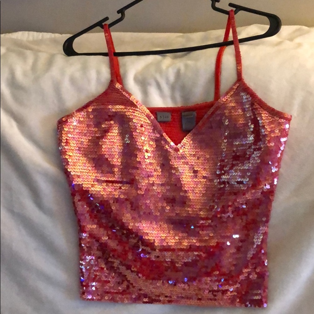 sequin top